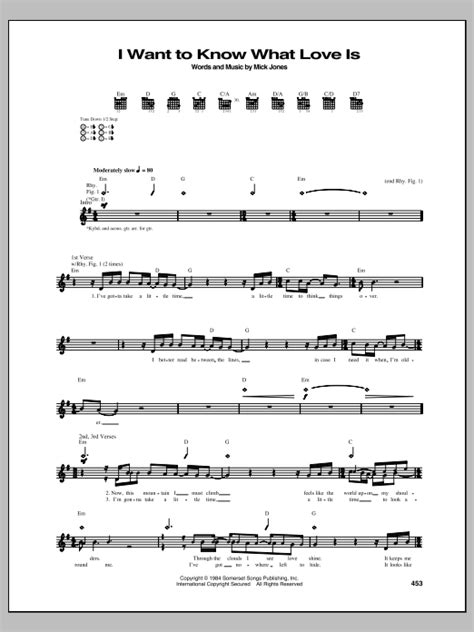 foreign atabs|I Want To Know What Love Is Chords .